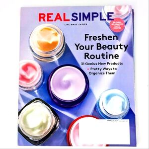 Real Simple Magazine - Life Made Easier: Freshen Your Beauty Routine March 2021